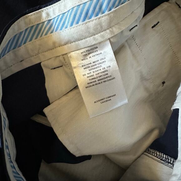 FootJoy FJ Golf Pants Navy Blue Mens Size 38 x 32 performance stretch - Picture 6 of 7